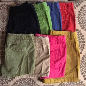 J. Crew lot of shorts
